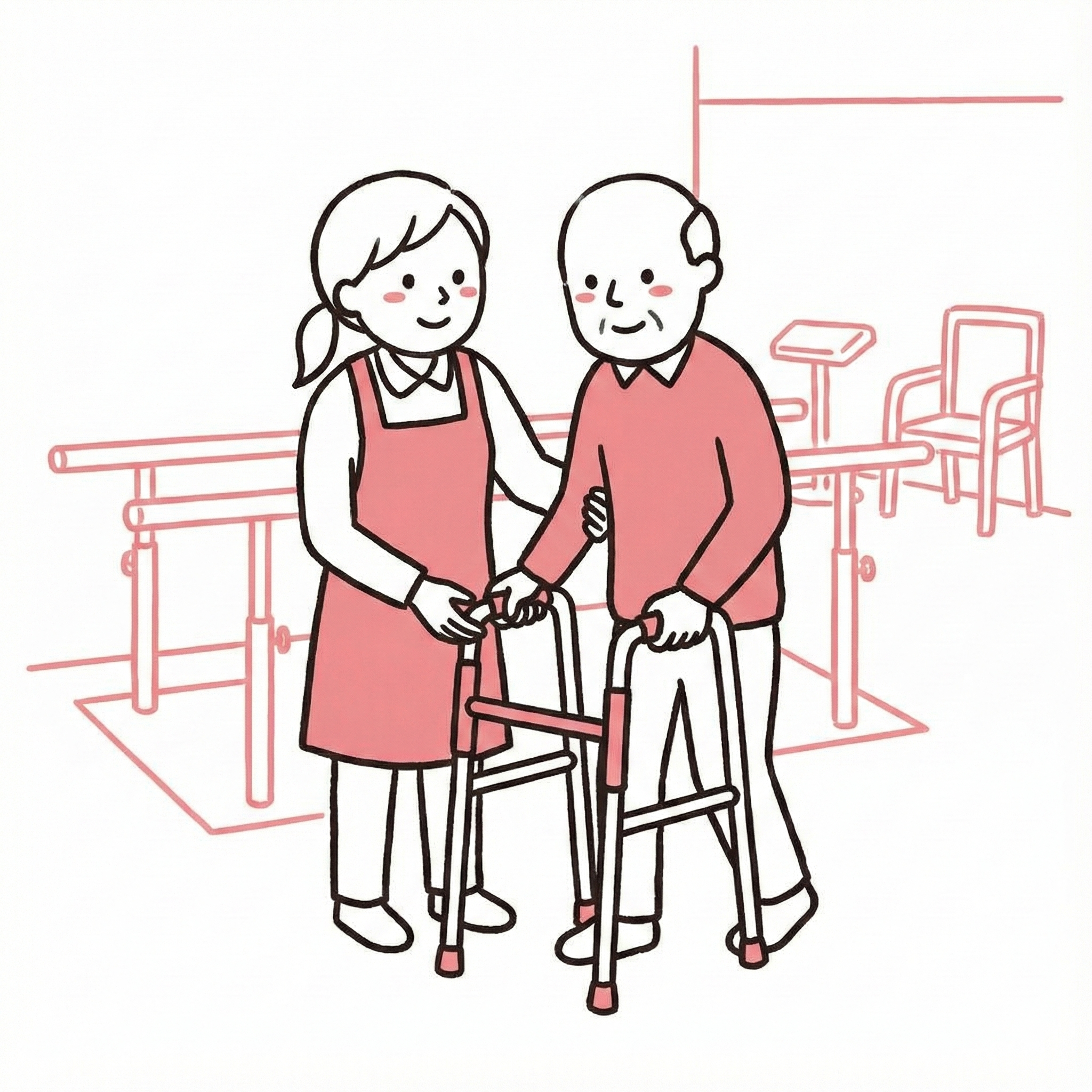 リハビリのイラスト